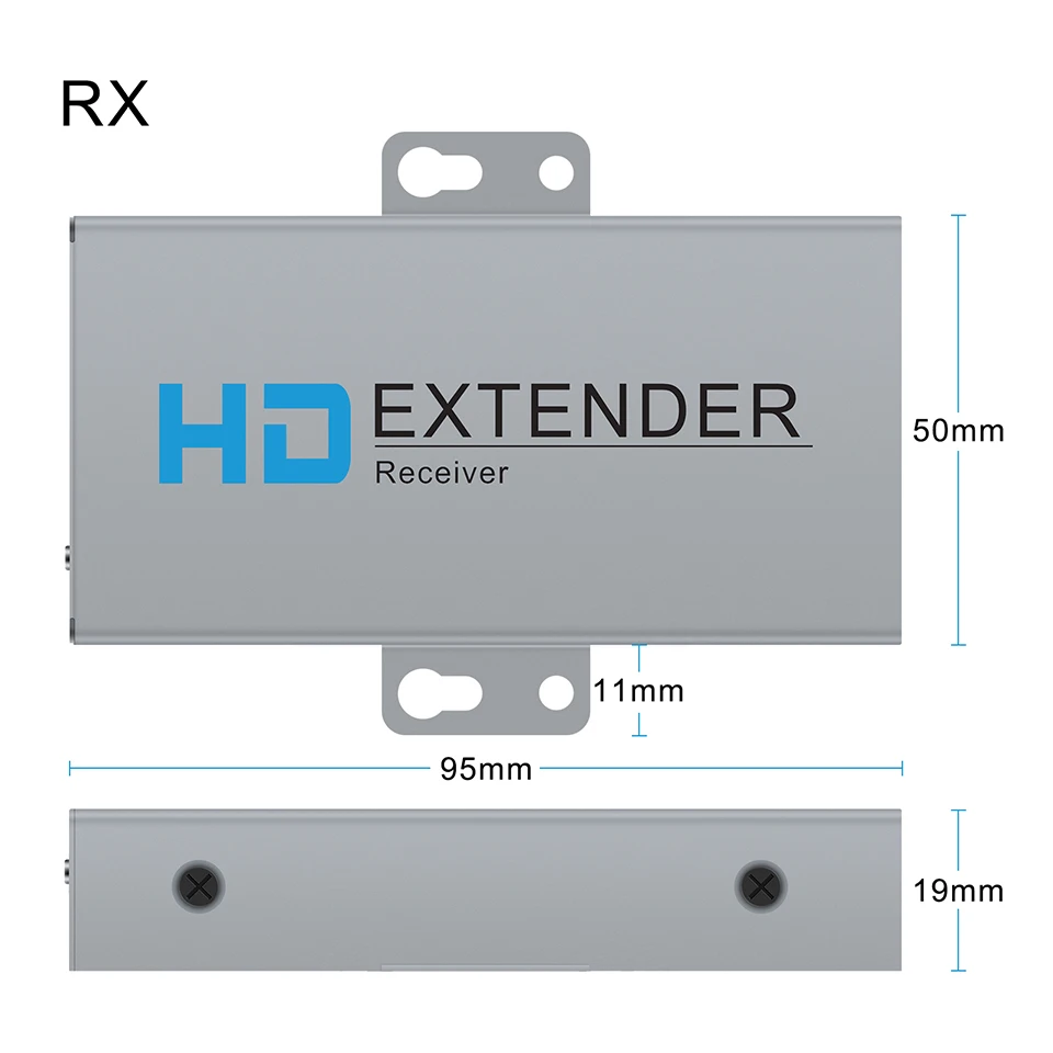 NEW 50M HDMI Over IP Network Extender 1080P HDMI Transmitter by RJ45 CAT5e CAT6 LAN Extensor Like HDMI Splitter Support POE