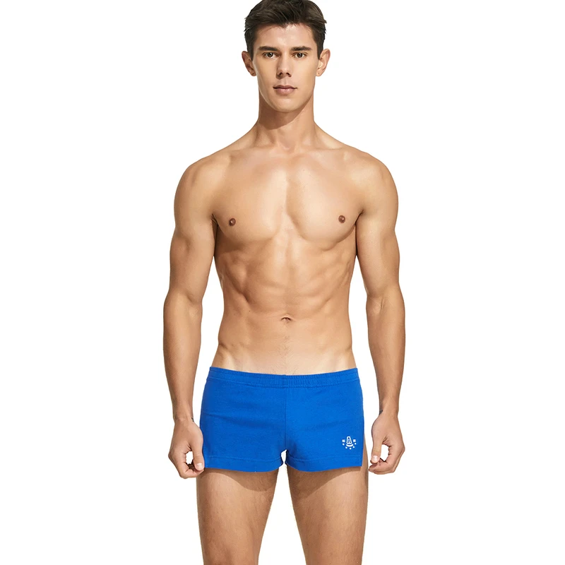 Nieuwe Merk Seobean Heren Sexy Katoenen Shorts Thuis Comfort Side Split Leisure Korte Ondergoed