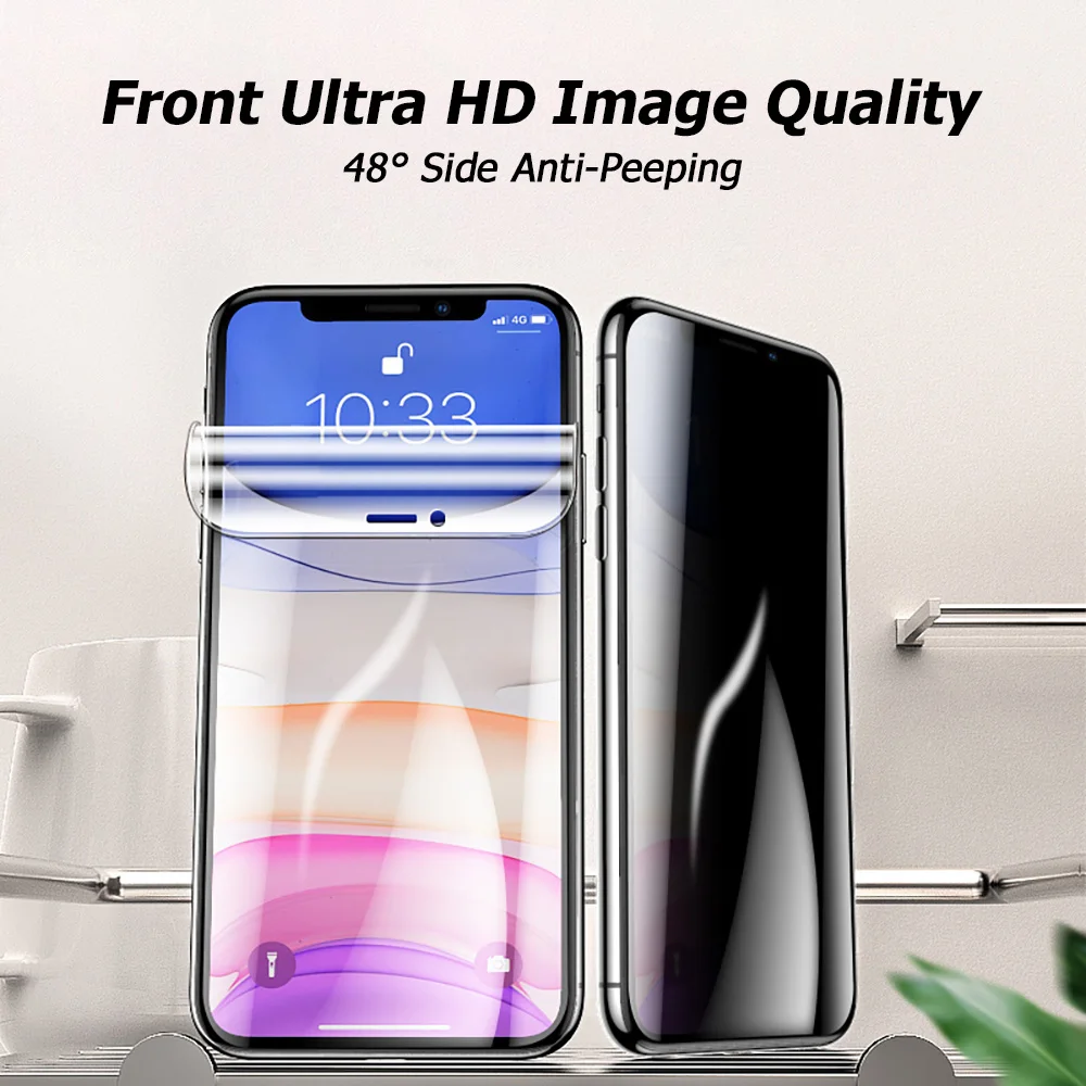 2 шт. антишпионская гидрогелевая мягкая пленка для Samsung Galaxy A56 5G A36 A26 A25 A16 A15 A05 A05S A54 A24 A35 полное защитное покрытие для экрана