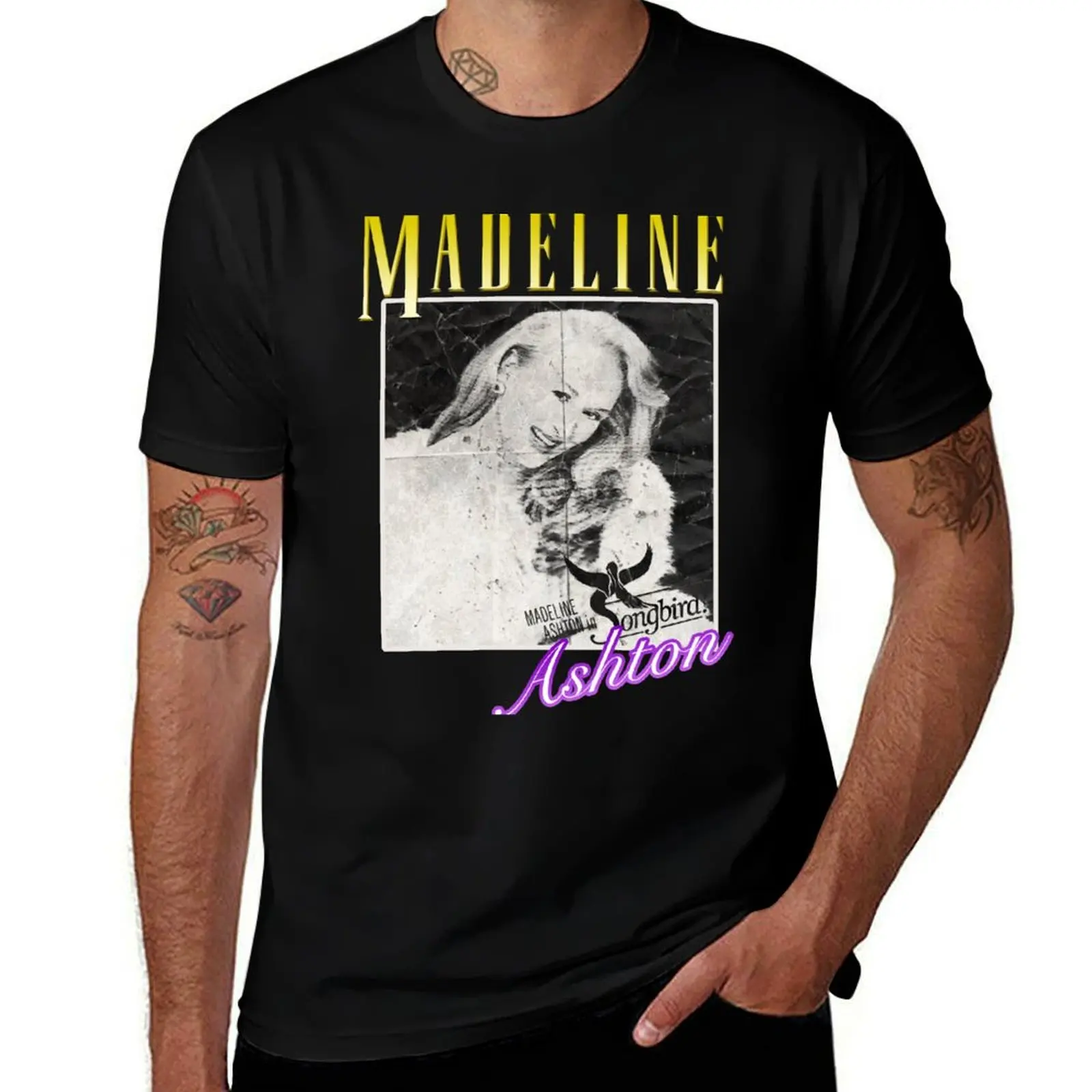 

Madeline Ashton Death Becomes Her T-Shirt summer tops rapper graphic tees slim fit t shirts for men
