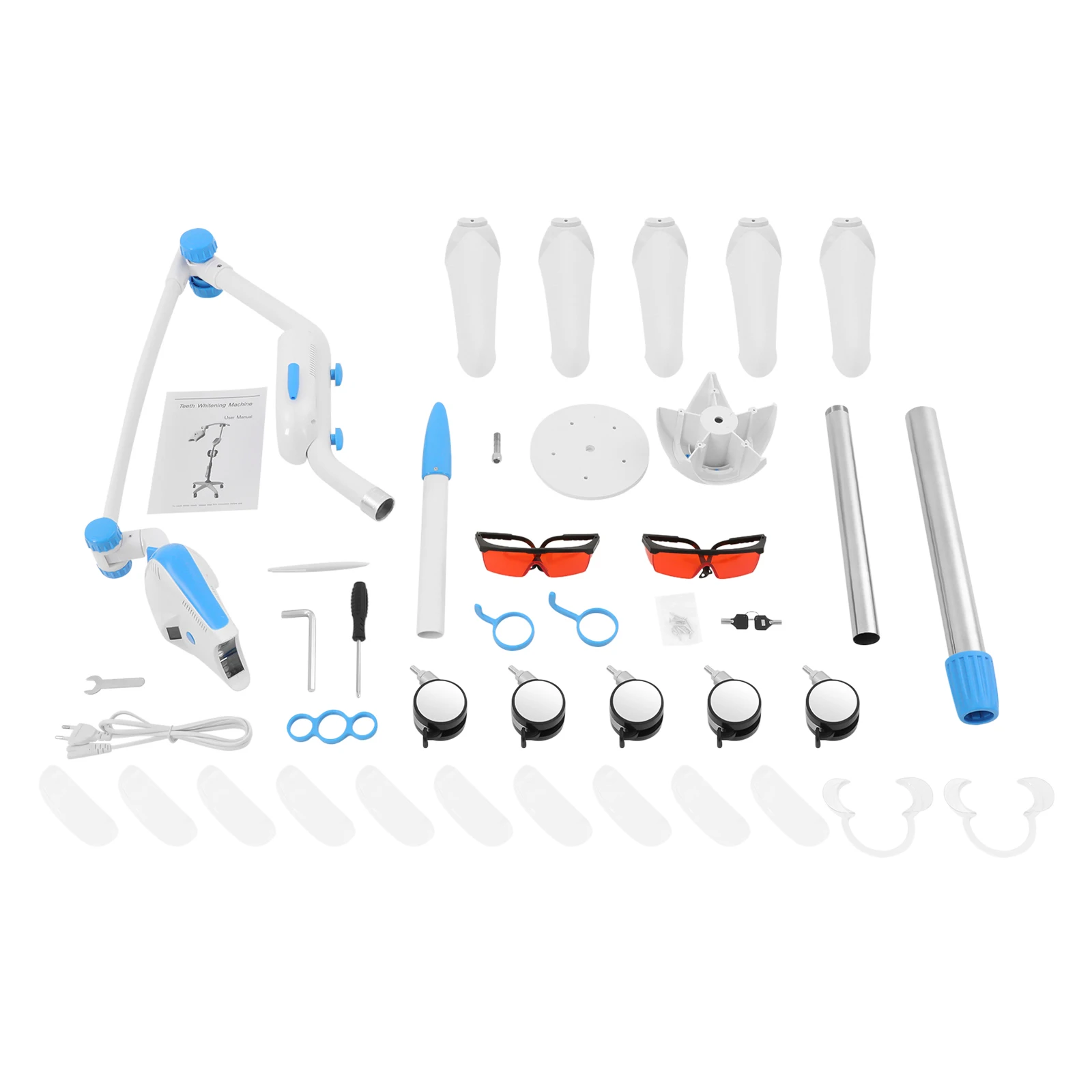 Teeth Whitening Light Cure Lamp Dental System with Blue & Infrared LED for Home Use, Fast & Effective Brighter Gel Activator