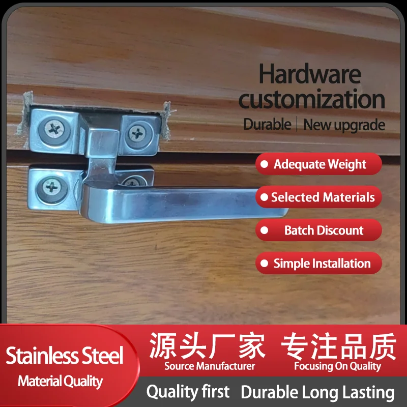 

Multiple Specifications Of 304 Stainless Steel Handles For Distribution Cabinets Door And Window Rotating Handles