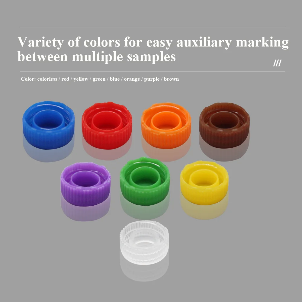 

LABSELECT Lyophilization Tube/sample Tube Lid Lowers the Lid in Eight Different Colors for Easy Identification Assistance