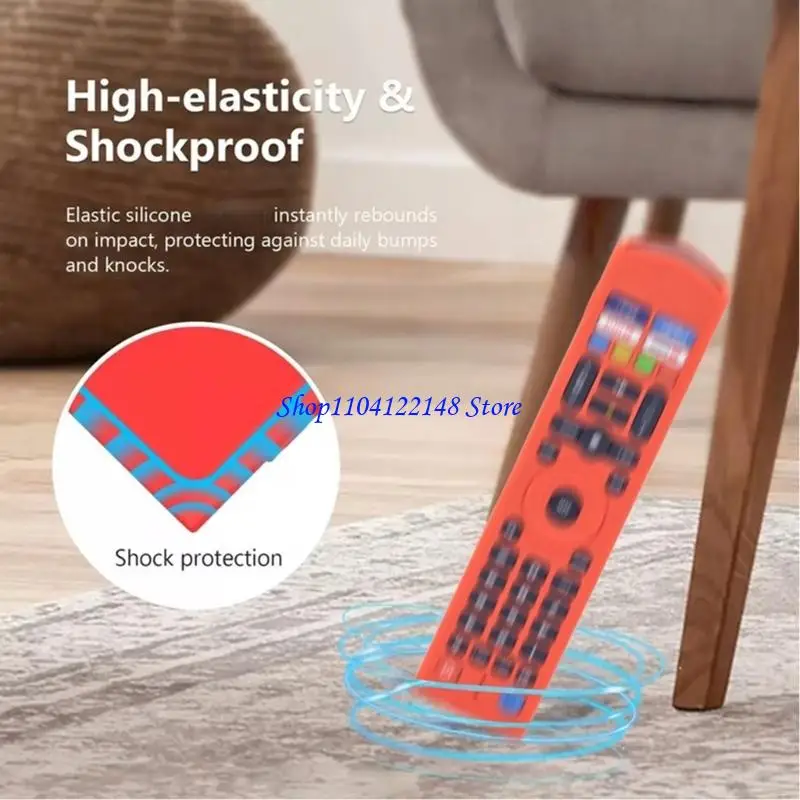 P9FA Remote Control Cover for VSEEBOX /V5/V7Pro Case Design for Antislip and Long Last Use MultiColor Option