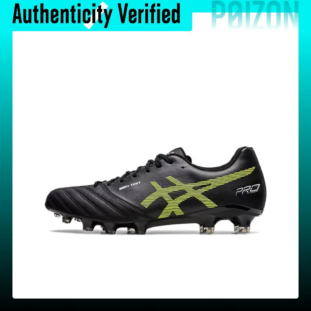 ASICS DS LIGHT X-FLY PRO Soccer Shoes Men's Low-top Black Yellow 1101A025005