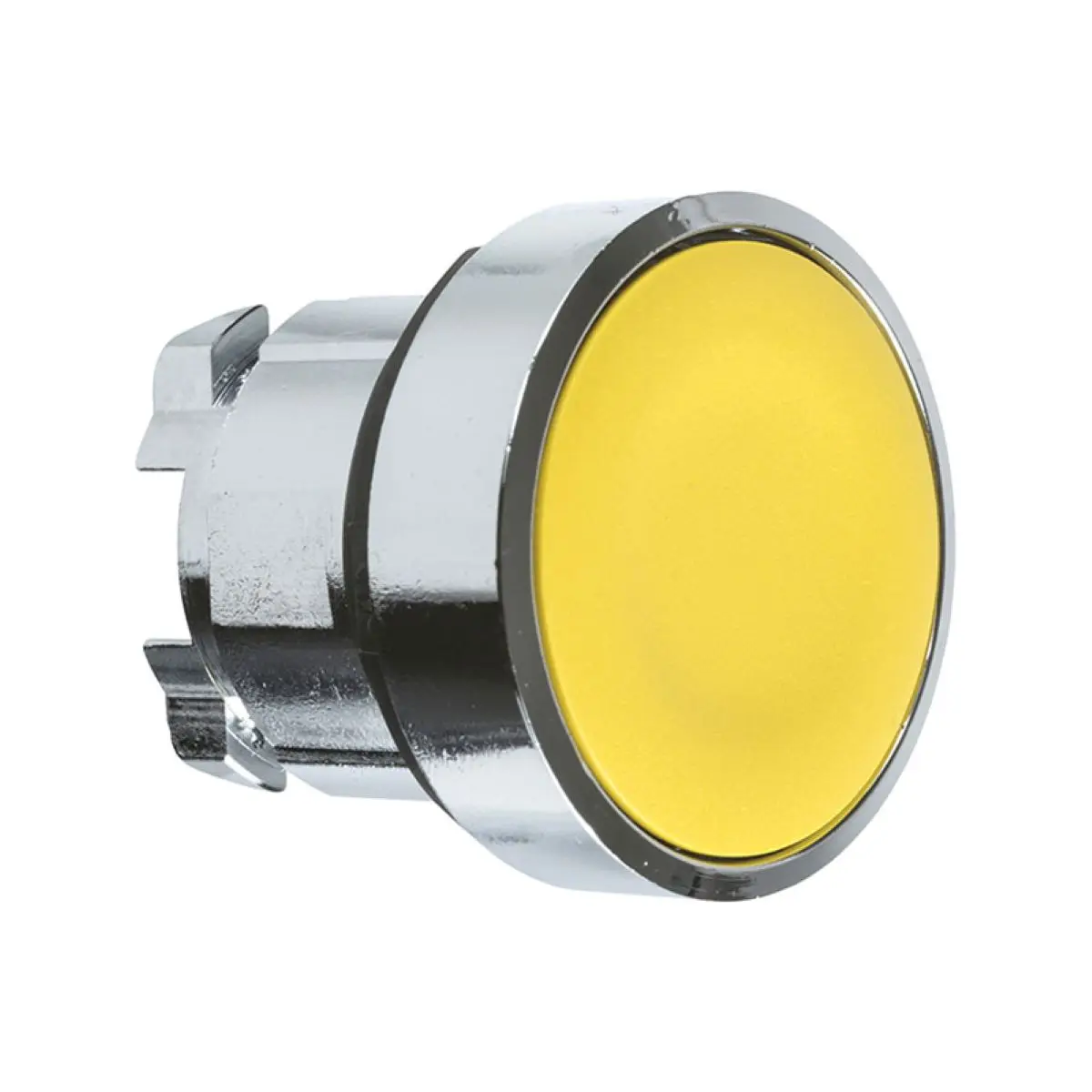 

ZB4BA5 Кнопочная головка, металл, заподлицо, желтый, Ø22, пружинный возврат, без маркировки