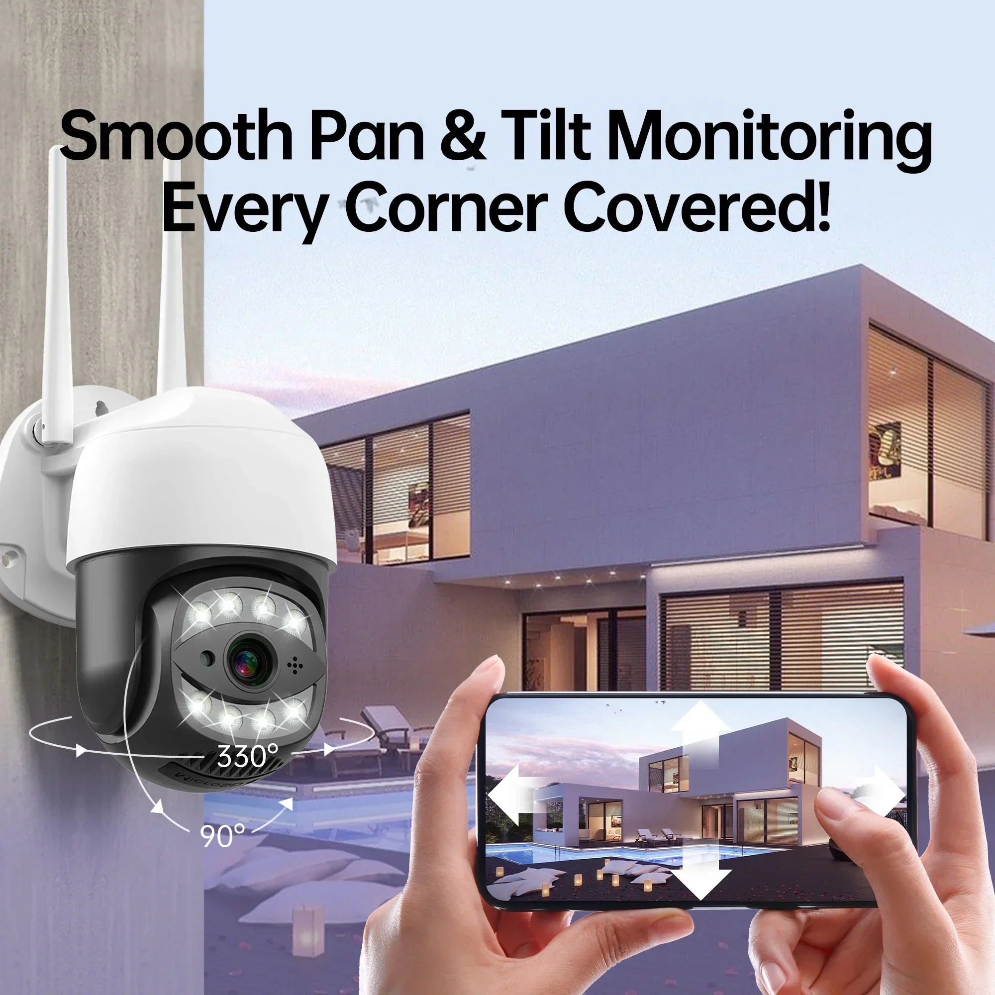 1080P Security Auto Tracking Night Vision CCTV Video Surveillance Camera 4G Sim Card IP Camera 2MP WiFi PTZ Waterproof Camera