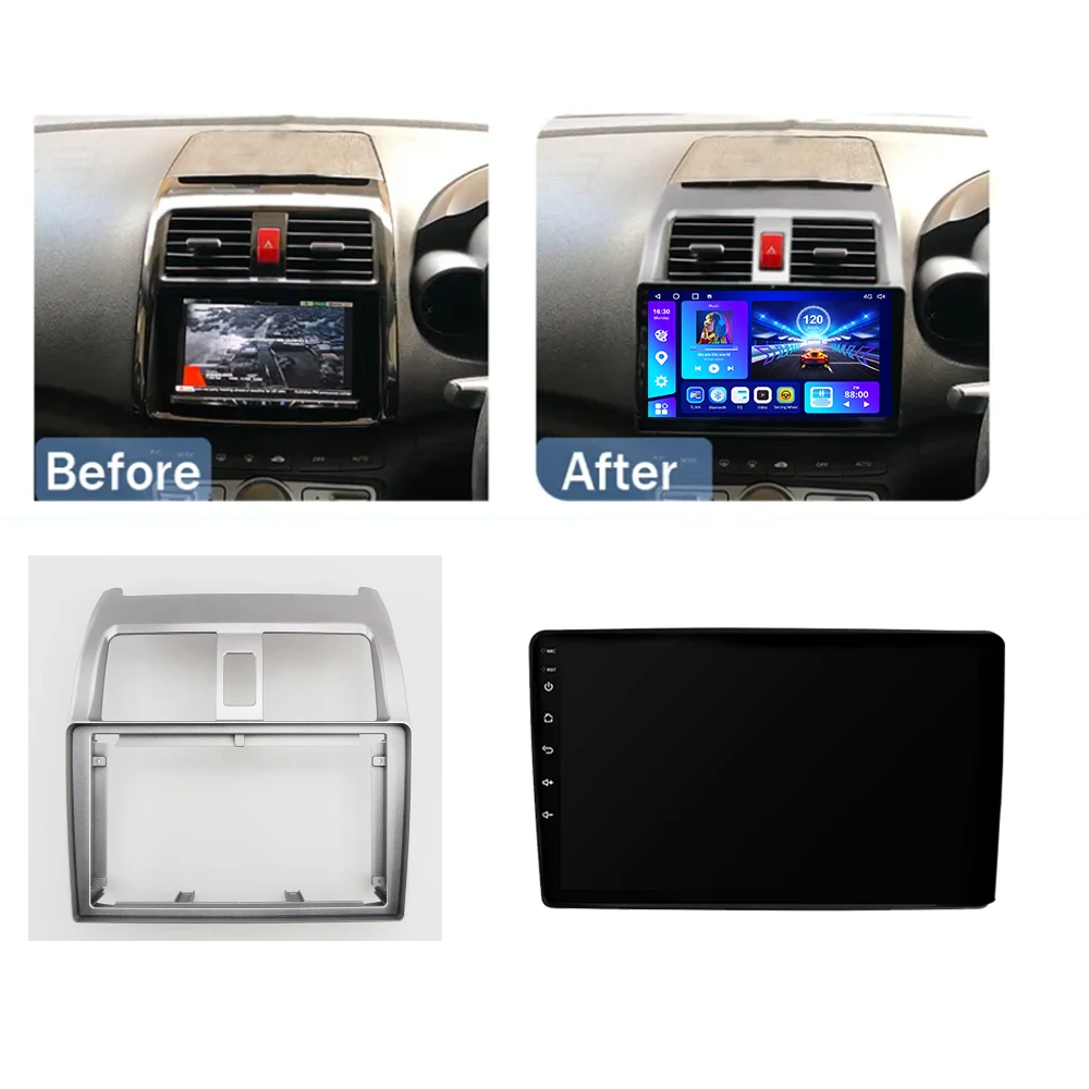 EKIY for HONDA AIRWAVE 2005-2010 Android 10 4G WIFI Carplay Android Auto GPS Navigation No DVD Player 2 din multimedia 2din