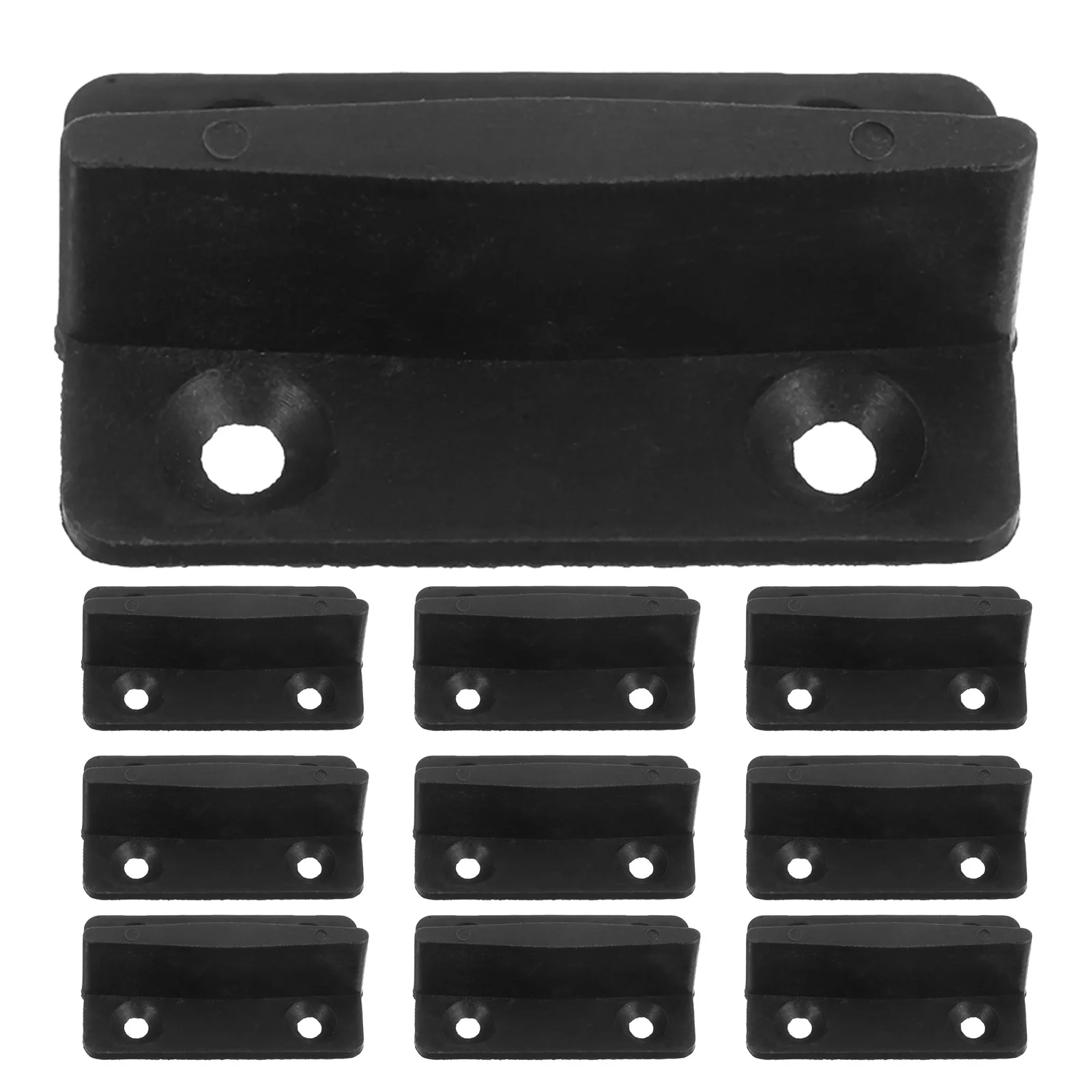 

10Pcs Barn Door Floor Guide Wear-Resistant Sliding Track System for Interior Closet Commercial Pocket Door Bottom Track Guide