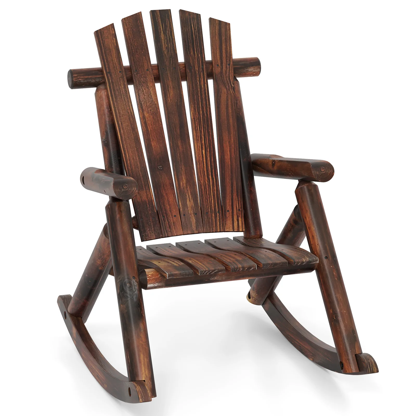 

Уличное кресло-качалка Adirondack для взрослых, кресло-качалка из массива дерева для крыльца и патио