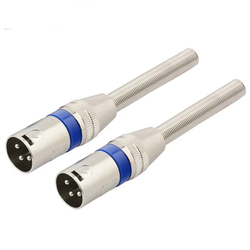 مقبس الصوت 3 دبوس XLR محول موصل إلى 3.5 مللي متر ذكر أنثى 6.35 مللي متر إلى XLR التوصيل محول صوت محول الميكروفون #5