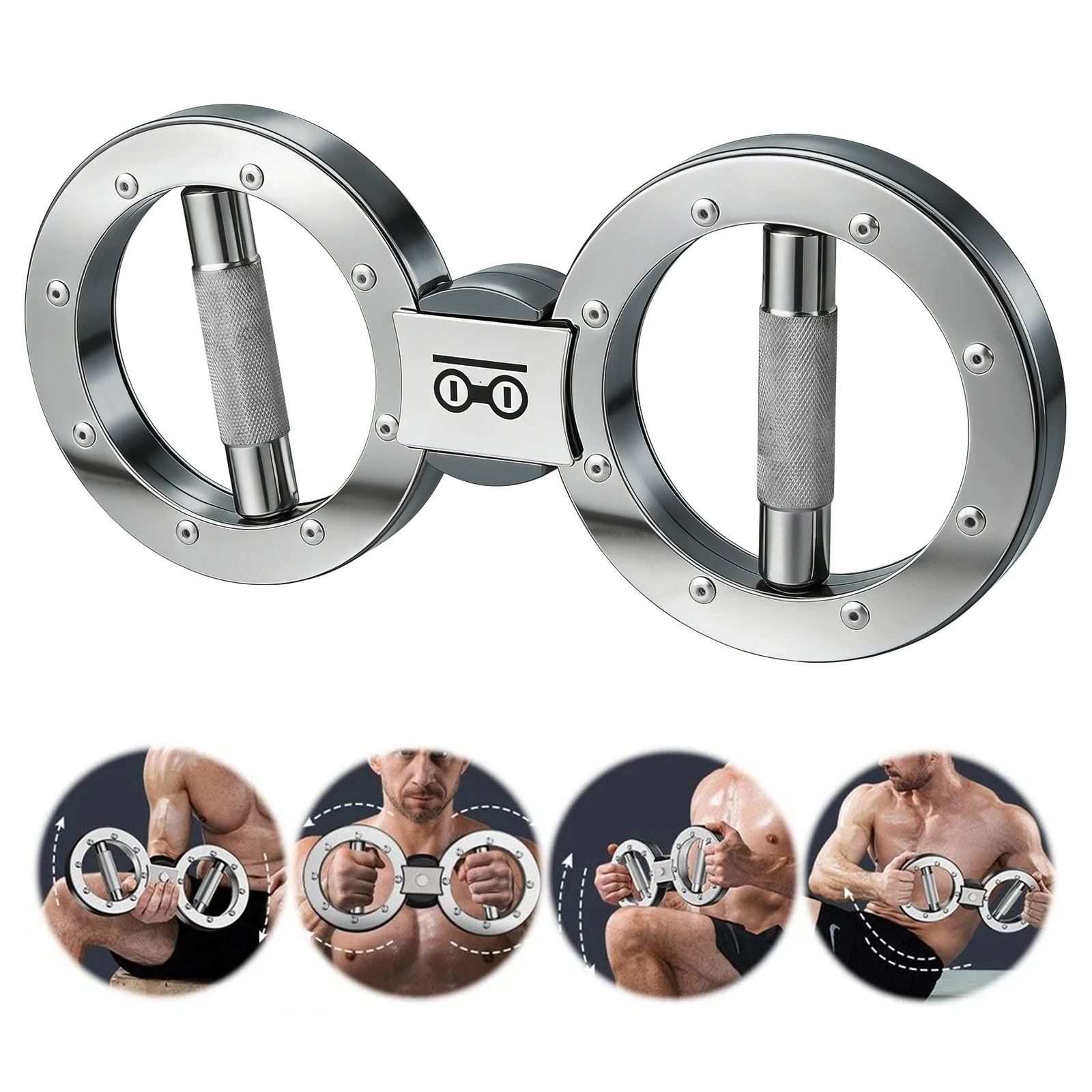 

Rotator Machine, Multifunctional Grip Strength Trainer, 8 to 15 Pounds Adjustable Forearm Exerciser, 360 Degree Rotatable