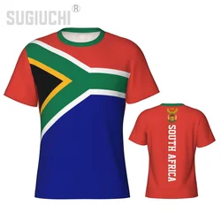 Tight Sports T-shirt South Africa Flag South African 3D For Men Women Tees jersey Clothes Soccer Football Fans Patriotic T shirt