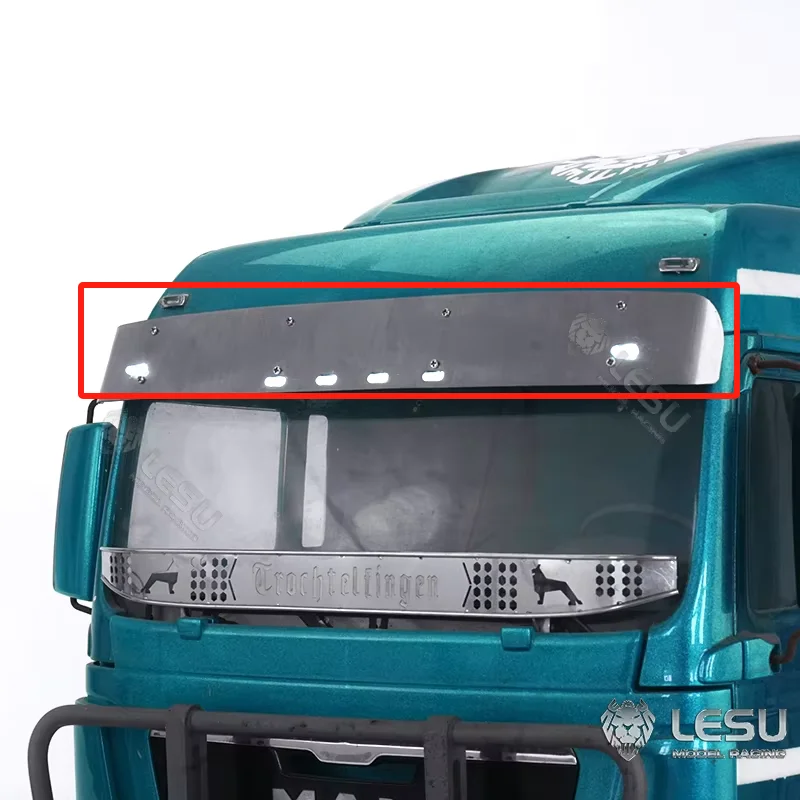 LESU 1/14 Tamiya simulation TGS truck remote control model toy cab visor light set S-1304