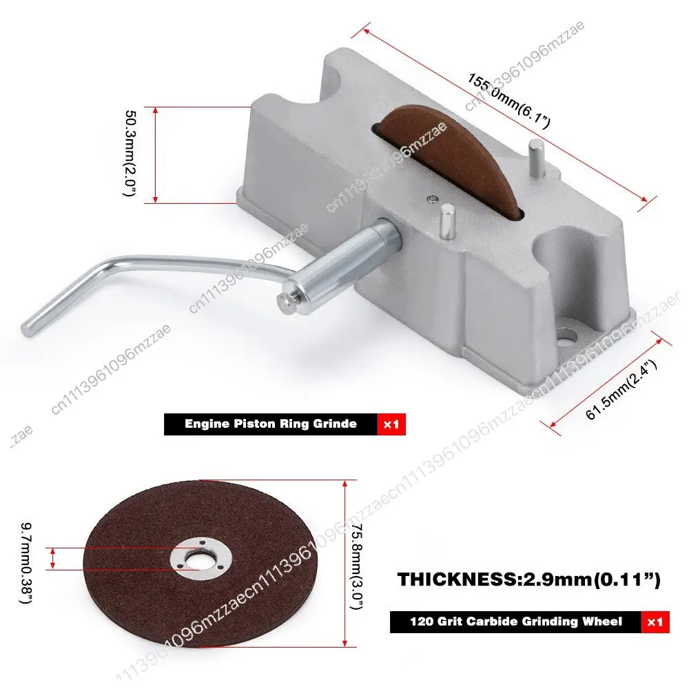 Car Grinding Piston Ring Machine, Hand Ring Clearance Grinder Tool