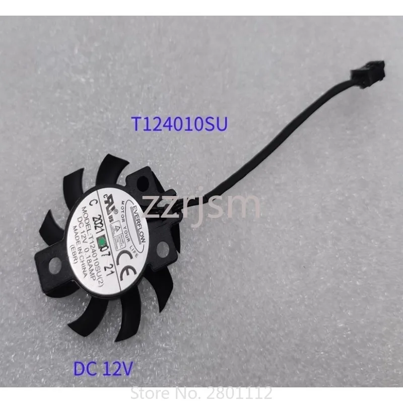 New Cooler Fan for EVERFLOW T124010SU ASRock Taiji X570 MainBoard Cooling Fan