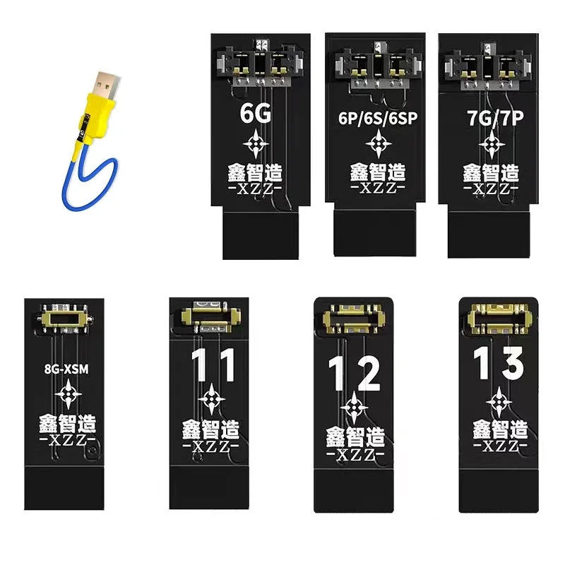 7 Color Molde XZZ Made Power Socket Heat Shrink Tube DC Supply Connector For iPhone 6 6S 7 8 X 11 12 13 Pro Max Booting Testing