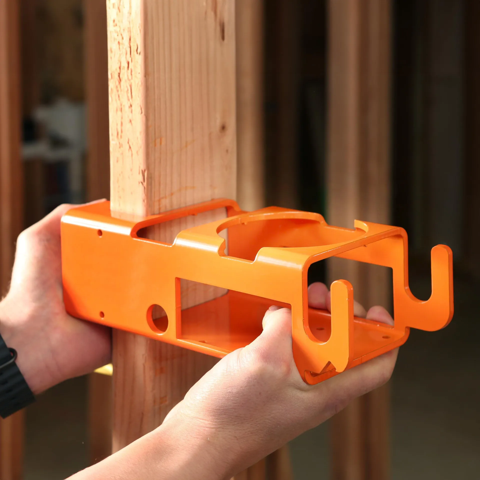 New Orange Mug/Drink/mobie phone Holder Portable Drink Tool Toll Bag Hoodie Hooks Geometric Design Office Coffee Mug Holder