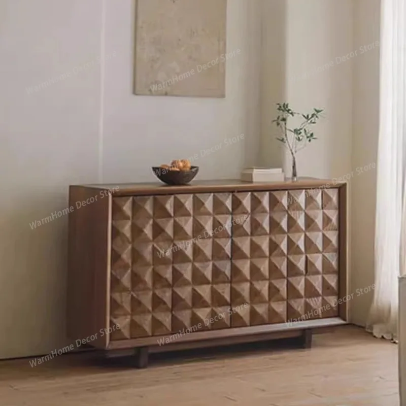 Meubles de rangement rustiques pour salon, armoires de style chinois, étagères d'hôtel, vitrine de cuisine
