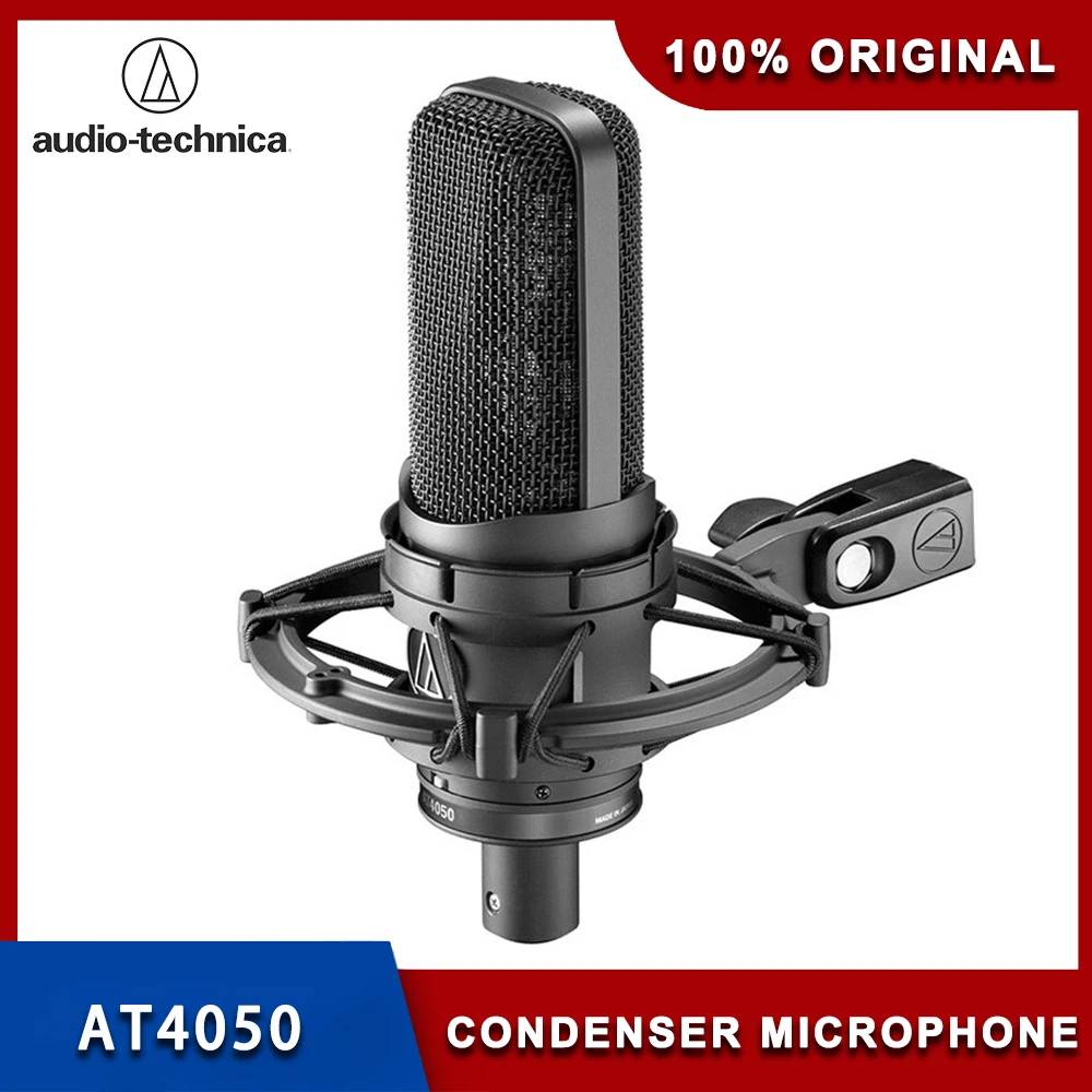 100% Original Audio Technica AT4050 Wired Cardioid Condenser Microphone Multi-directional Selective Condenser Microphone PC