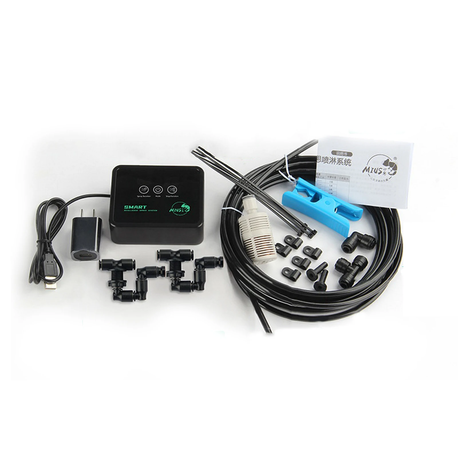 Intelligent Reptile Fogger Humidifier Automatic Mist Rainforest Plant Spray System Electronic Sprinkler Control Watering Timer