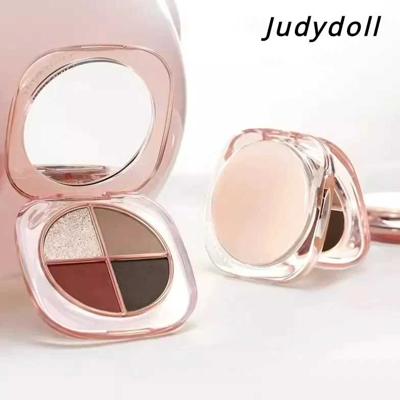 

Judydoll GLAMOROUS GLAZE Series Glaze Beauty 4Color Eyeshadow Palette Earthy Matte Lasting Eyes Makeup