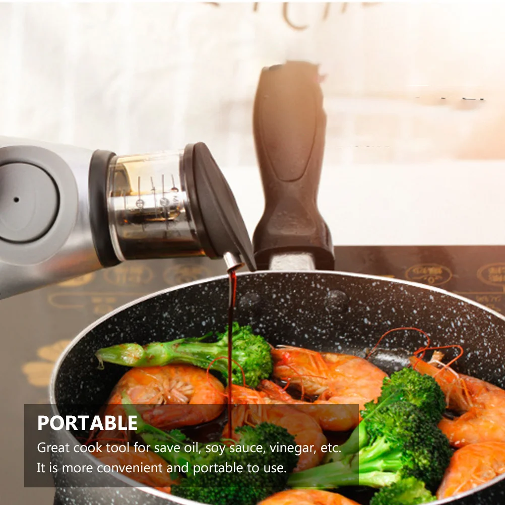 

Measuring Oil Bottle Olive Liquid Condiment Container Cans Storage Practical Dispenser Large Capacity