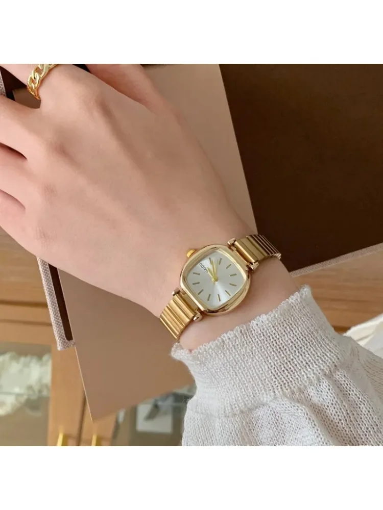 Marque femmes montre à Quartz réglable bracelet en acier inoxydable cadeau de luxe dames montre-bracelet livraison directe horloge Relojes Para Mujer