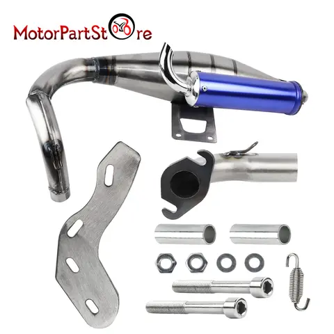 Scooter Exhaust Muffler Pipe for Honda AE18E AF27 AF28 Dio SA50 SR50 SK50 SYM DD50 Arnada 50 Dio 50 DD50 Jolie 50