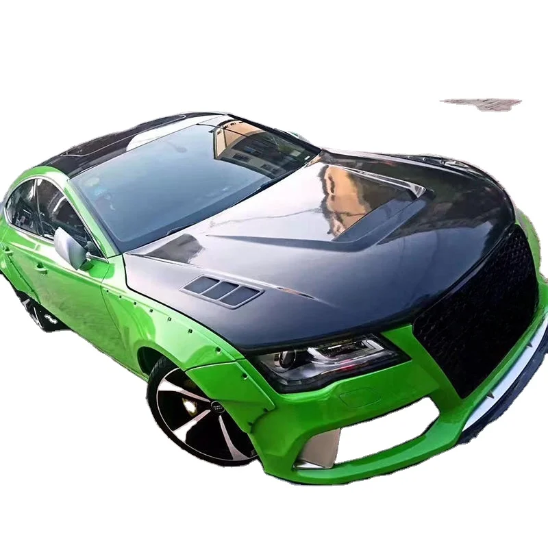 

Комплект кузова капота двигателя из углеродного волокна для Audi A7 S7 Rs7 C7 2009 2010 2011 2012 2013 2014 2015