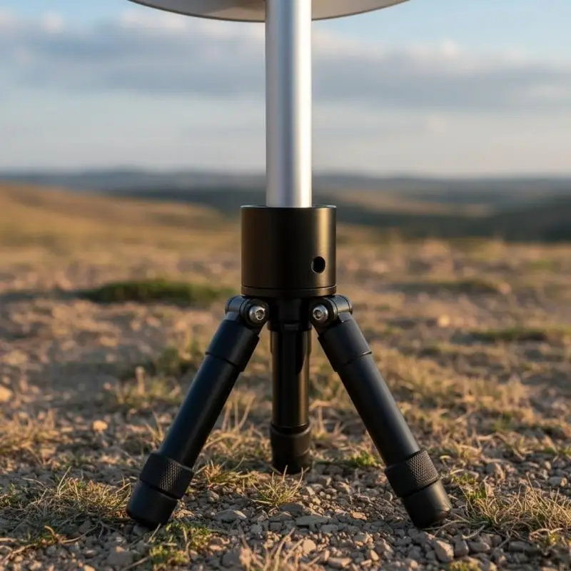 

Accuracy Machined Satellite Dish Mount Consistent Standard 1/4" 20 Thread Tripods For Stable Indication Reception H9EE