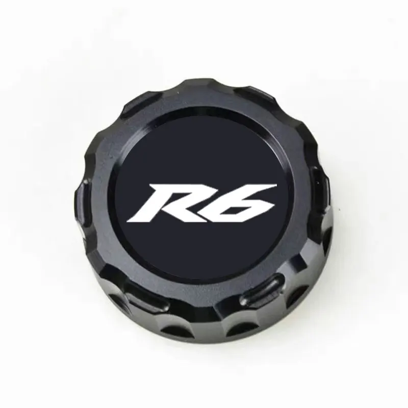 For Yamaha R6 YZF-R6 R1 YZF-R1 Motorcycle CNC accessories Rear brake Fluid Cylinder Master Reservoir Cover Cap
