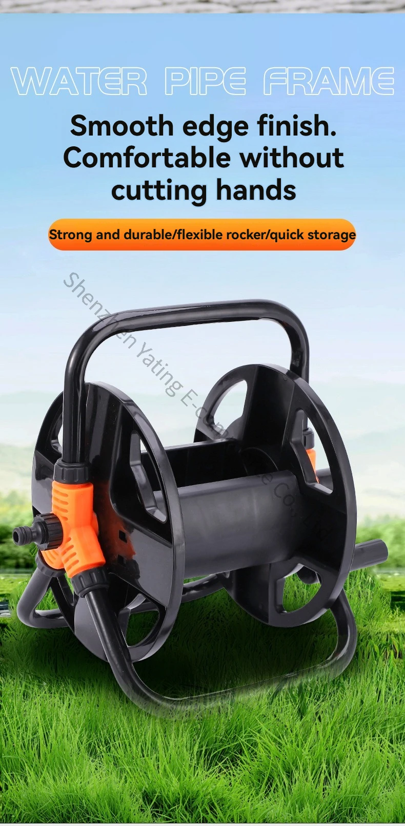 

New Car Wash Hose Storage Rack, 20m Rotating Hose Reel Mount, Hose Organizer for Cars