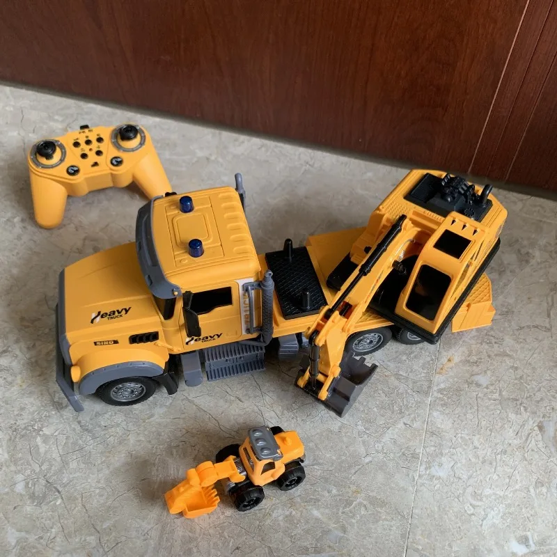 Cool Stuff Toy Car Funny Gift-New 1:12 Alloy 11-channel Rc Truck,Remote Control Car Model,Kawaii Excavator Rc Cars,Toys for Boys