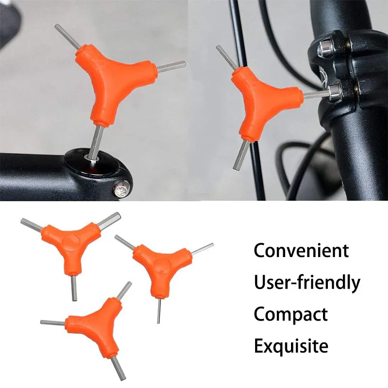 Dreiwege-Dreiecks schlüssel Fahrrad-Sechs kant schlüssel, Fahrrad-Drehmoments chl üssel, Reparatur werkzeuge für Sechs kant schlüssel – Detail 4