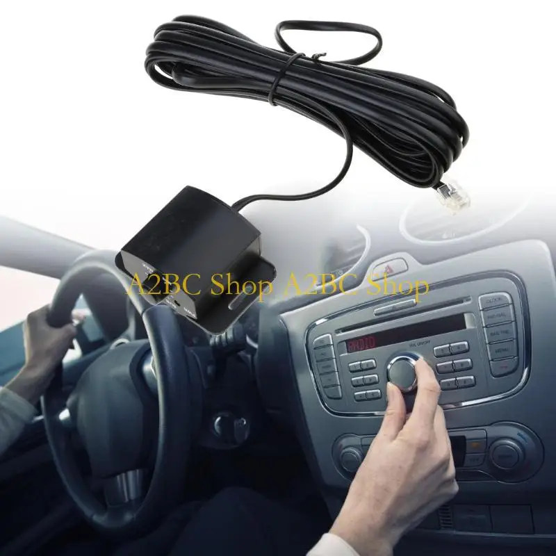 A2BC Auto Sound  Gains Control Knob General Amplifier Volumes Regulator with  Connection Dashboard Mountable Volumes Control