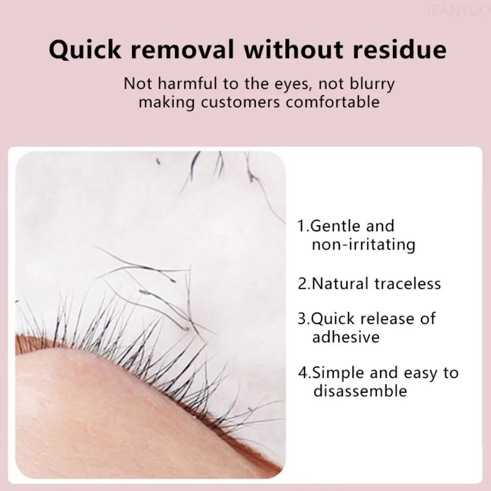 New Waterproof Lash Glue Remover Long Lasting Super Strong Hold Eyelash Glue Quick-Dry Lash Bond and Seal Cosmetics Quick-Dry