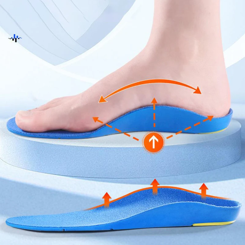 نعال دعم قوس عالي لتقويم العظام نعال رياضية لتقويم العظام لالتهاب اللفافة الأخمصية تدعم وسادة حذاء ممتصة للصدمات #2