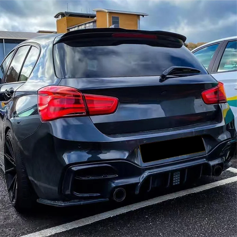 Per BMW serie 1 F20 F21 116i 120i 118i M135i 2018 2019 2020 Hatchback posteriore tronco labbro posteriore tetto Spoiler ala Body kit Tuning