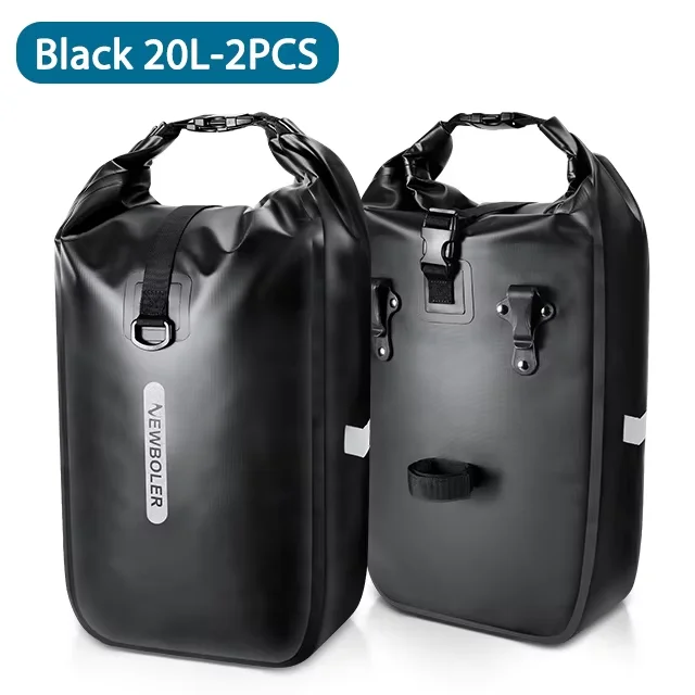 NEWBOLER 10L 20L Wasserdichte Radfahren Fahrrad Gabel Tasche Quick Release Fahrrad Hinten Sitz Stamm Tasche Fahrrad Tasche Fahrrad Zubehör