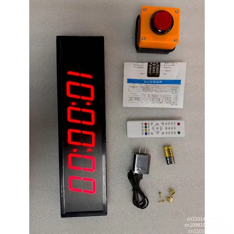 Multifunctional hand paddle, race-specific timer, speech, marathon stopwatch, electronic clock, basketball timer