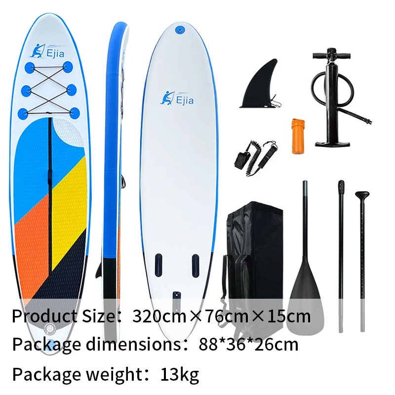 Podwójna warstwa 305/320cm pompowana deska Sup Stand Up Paddle Board wielofunkcyjna wędkarska deska surfingowa do jogi