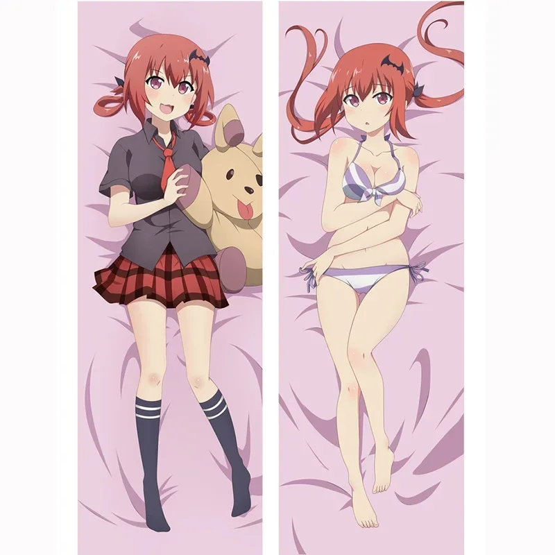 

Anime Character Cosplay Gabriel Dropout Kurumizawa Satanichia McDowell Pillow Case Dakimakura Waifu Hugging Body Bedding Décor