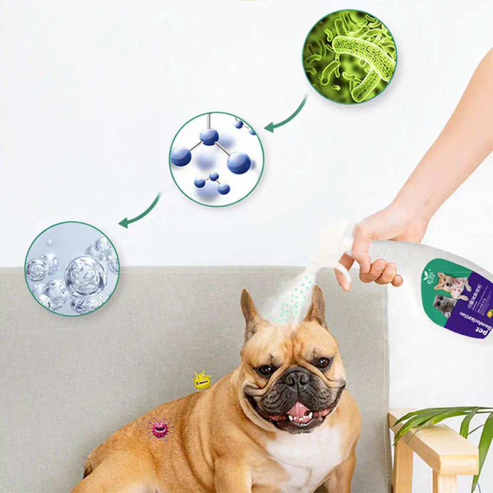Pet Deodorant Spray For Dogs Cats Air Freshener Household Odor Neutralizer Effective Cleaning Liquid Supplies