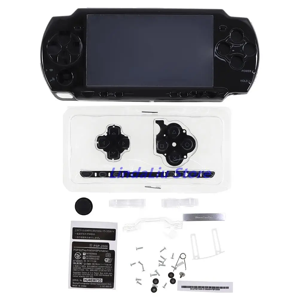 12sets For PSP 2000 PSP2000 Game Console Full Set Shell Housing Case Cover with Buttons Kit Replacement