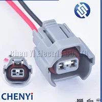Conector de inyector de combustible de 2 pines, conector impermeable, cola de cerdo 6189-0670 para Toyota Nippon Denso Lexus Ford Nissan Cefiro izusu