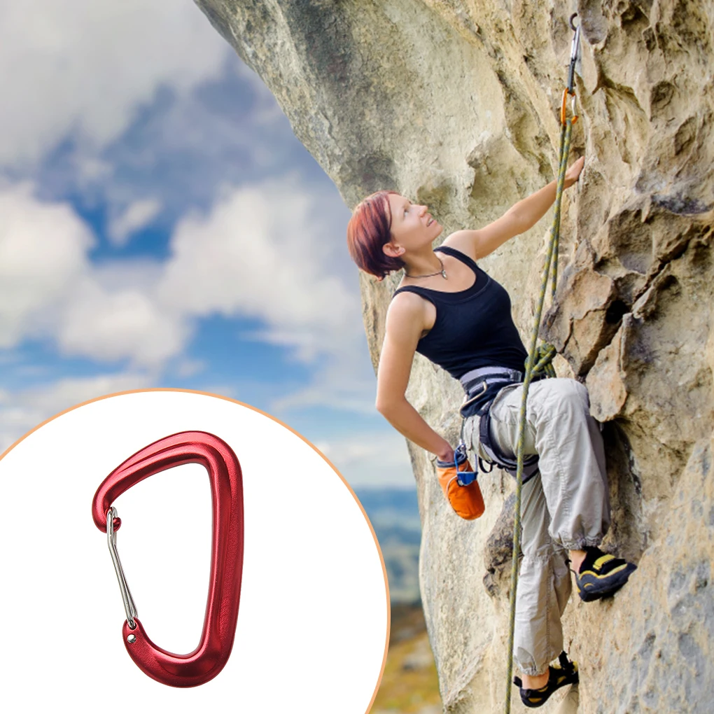 Carabiner Clips Multipurpose Key Chains Solid Outdoor Sporting Tools Outside Sports Fittings Safety Lock for Climbing