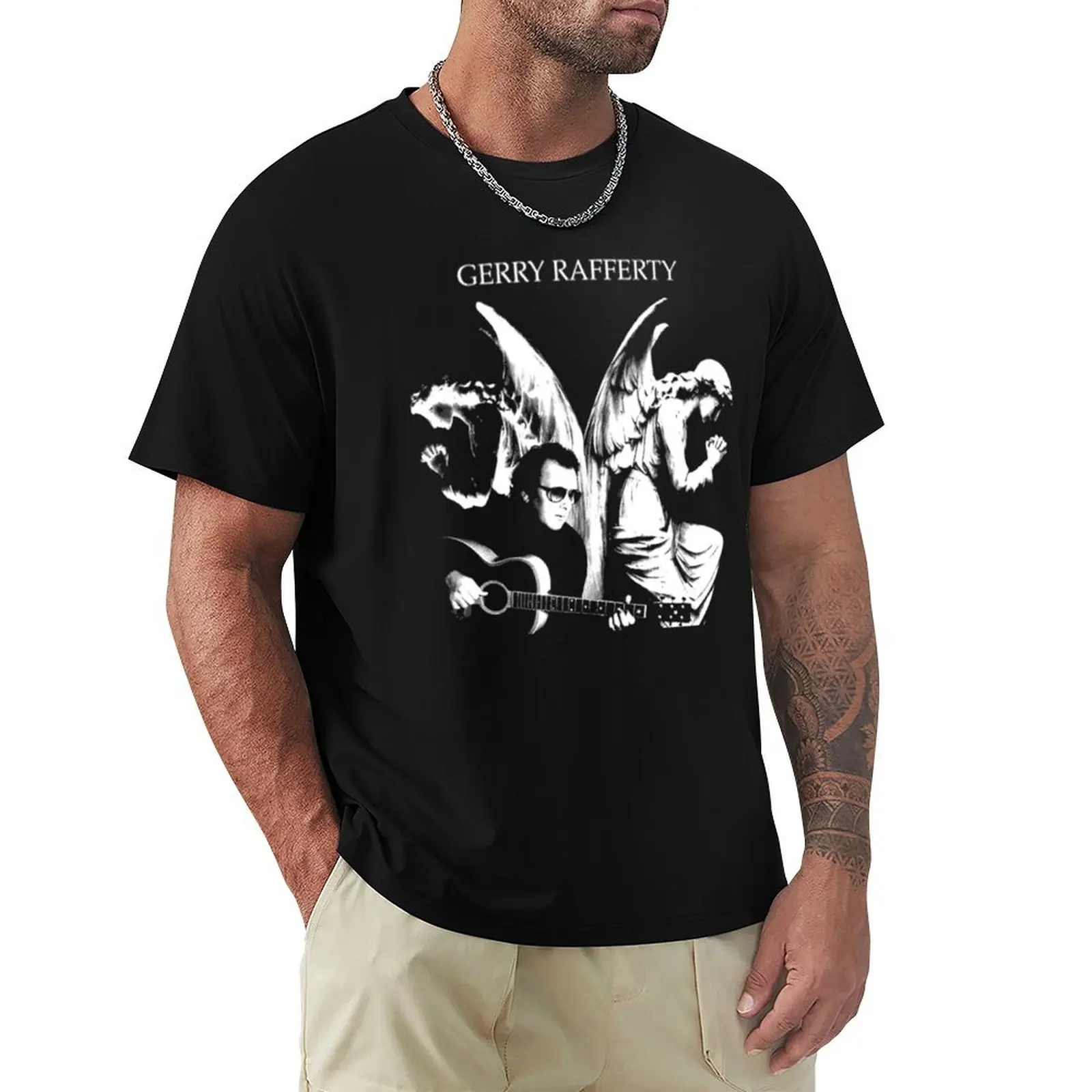 

Gerry Rafferty Classic . T-Shirt Plus Size Outdoor Casual Top
