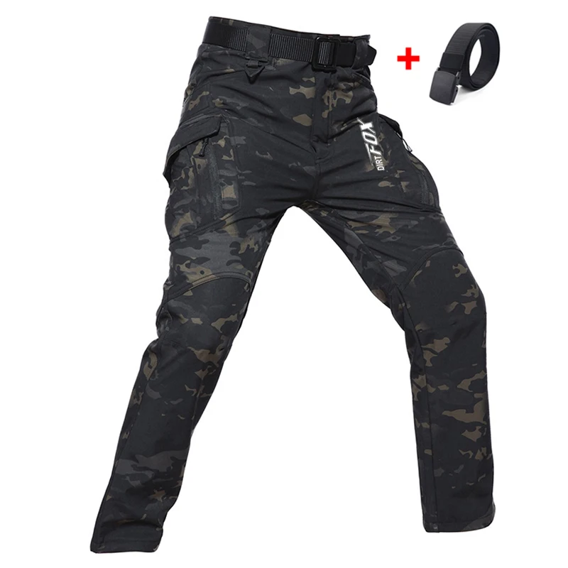 DIRTFOX Radfahren Lange Hosen Männer Mountainbike Hosen Motocross Fahrrad Taktische Cargo Böden Mtb Enduro Hose Pantalon Ciclismo 3
