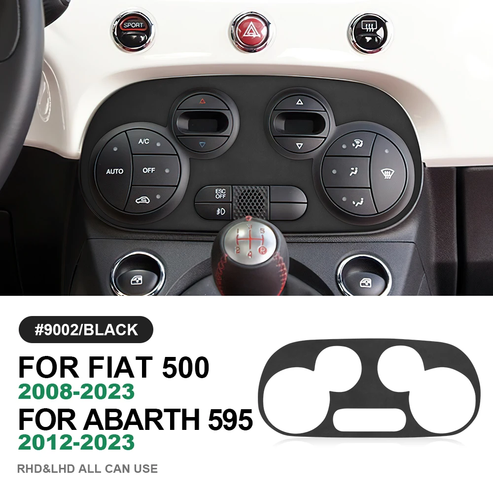for Fiat 500 Abarth 595 2012 2013 2014 2015-2023 Made of Alcantara